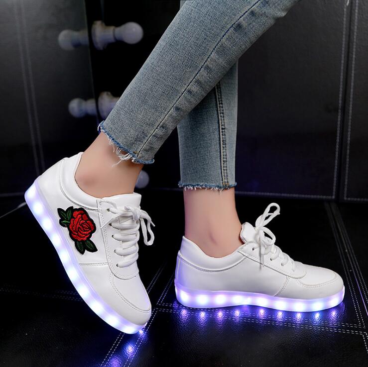 Fashion Rose Light Up Shoes